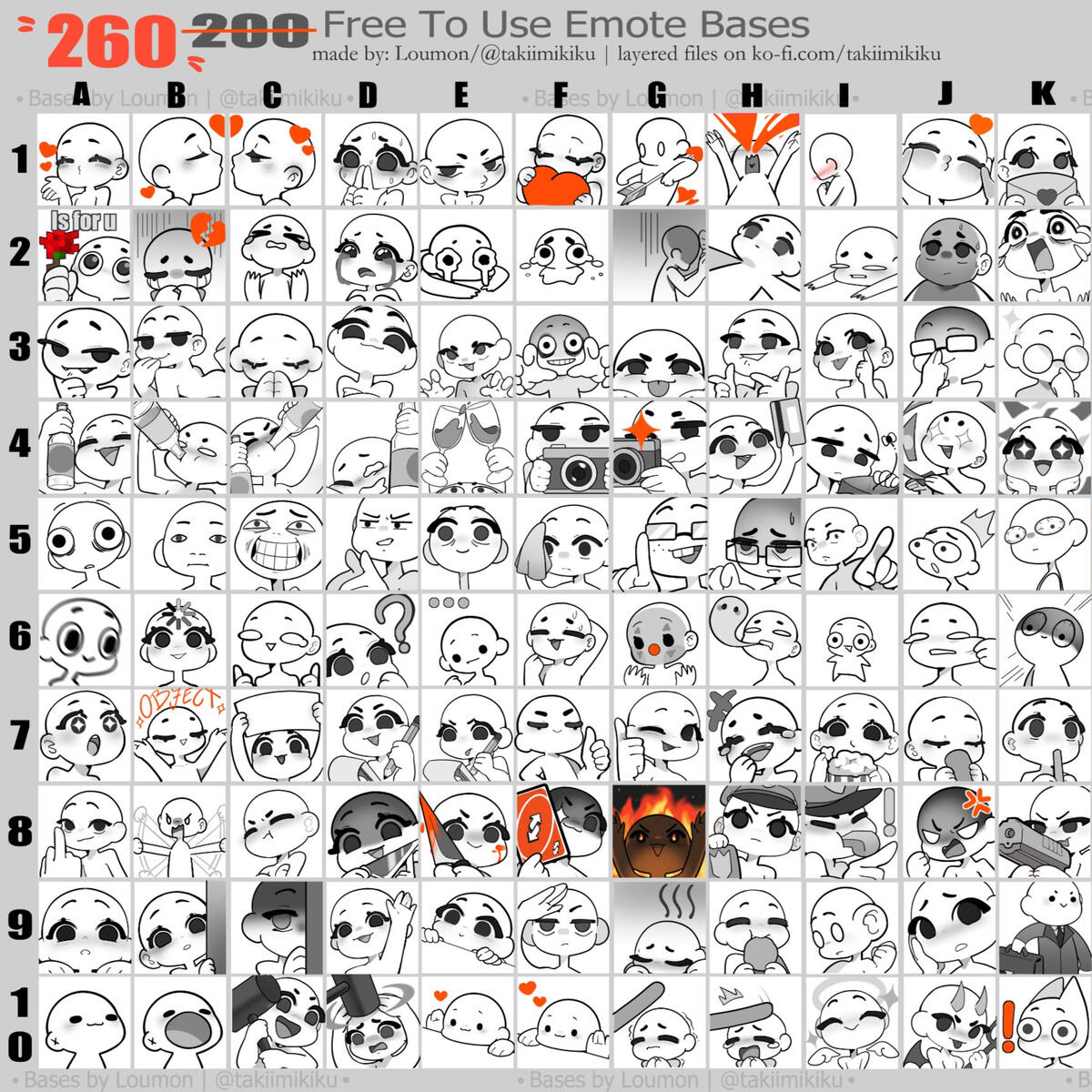 Loumon's Emote Bases