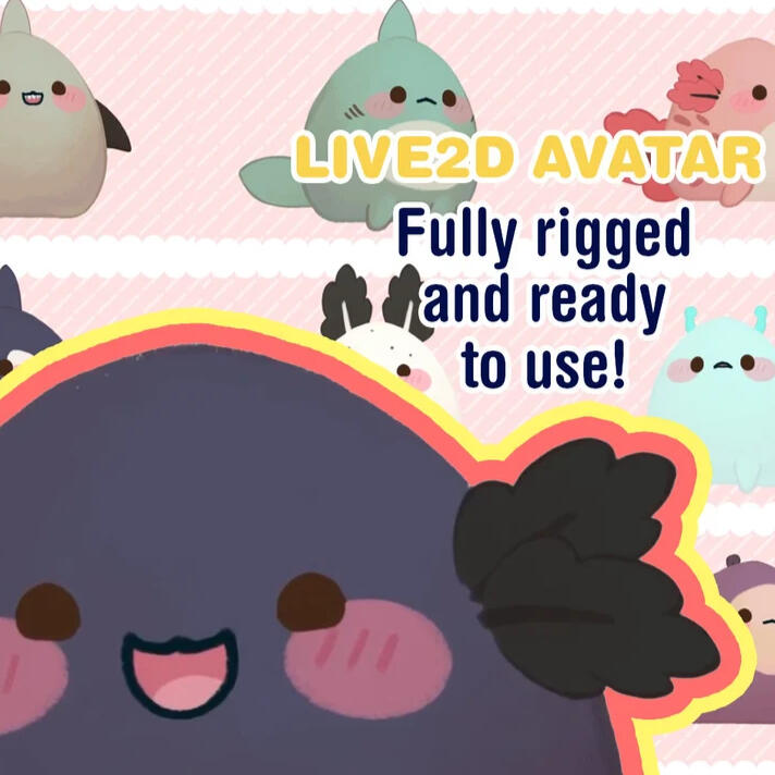 MarinkiArt's Customizable Vtuber Model